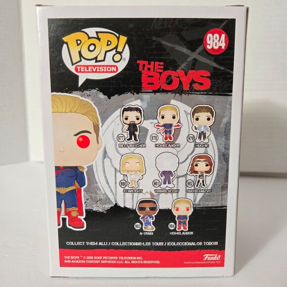 Funko Pop! Television - The Boys - Homelander (Red Eyes) #984 - Target Exclusive - Picture 3 of 7